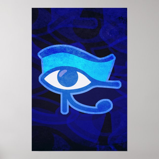 Poster Olho Azul de Hórus (Frente)