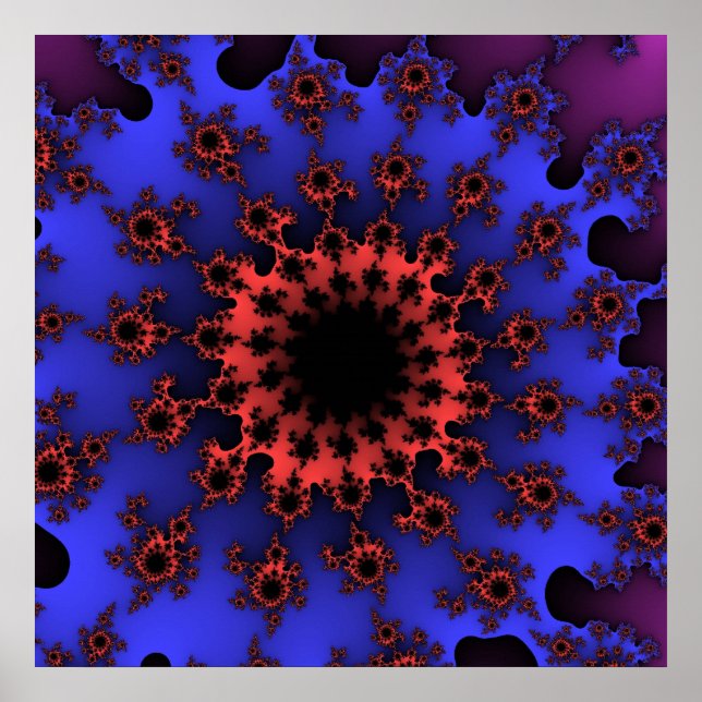 Poster Olho Azul e Laranja (Frente)