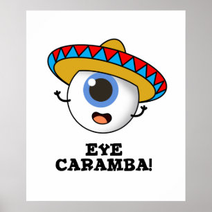 Poster Olho Caramba Cute Mexicano