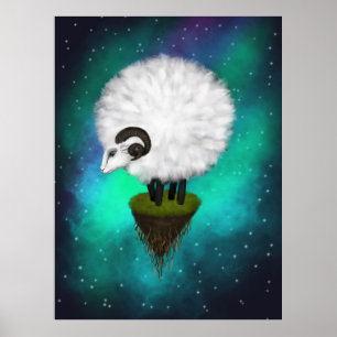 Poster Olho Celestial: Grazing Entre as Estrelas