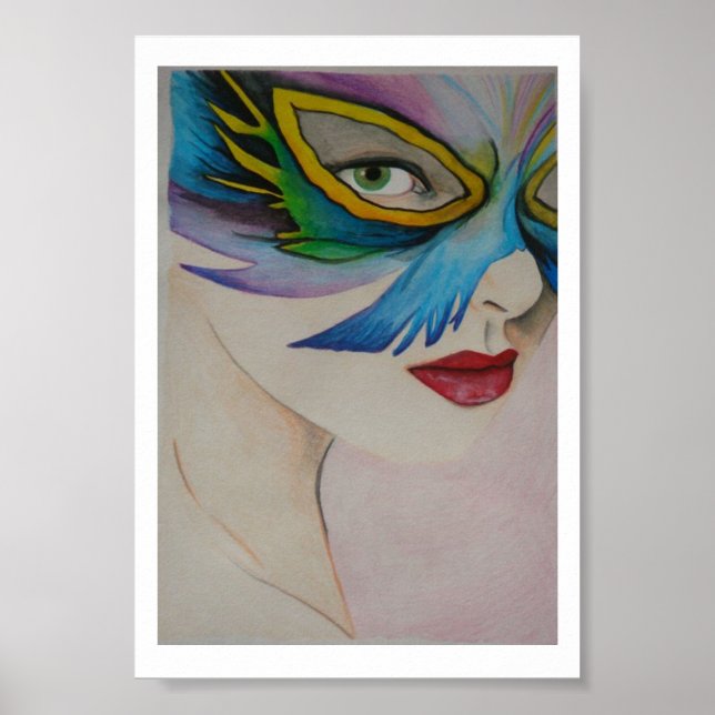 Poster Olho de borboleta (Frente)