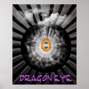 Poster Olho de Dragão Místico