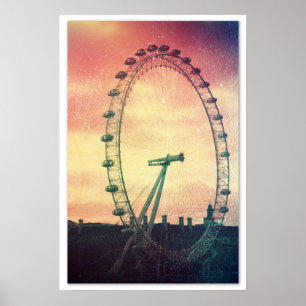 Poster Olho de Londres no Sunrise