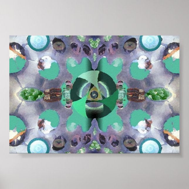 Poster Olho de mosca durante visões (Frente)