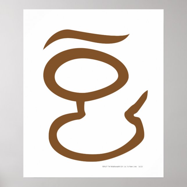 Póster Olho de Sauron (Frente)