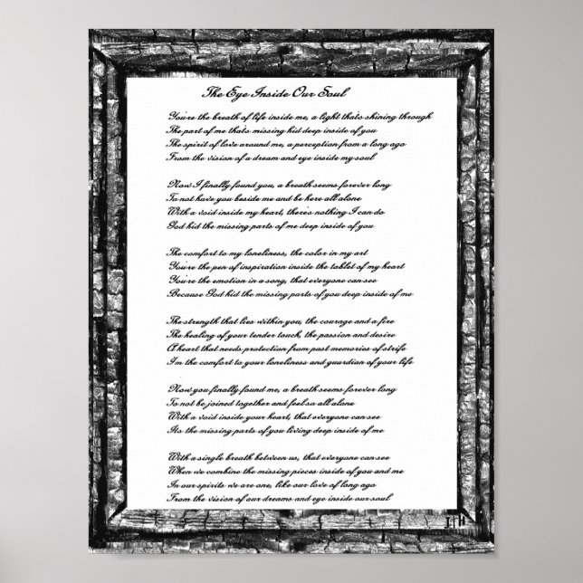 Póster Olho Dentro da Nossa Alma (Frente)