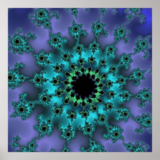 Póster Olho metálico (Frente)