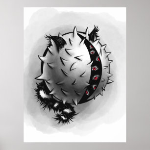 Poster Olho Monstro Spiky Ball