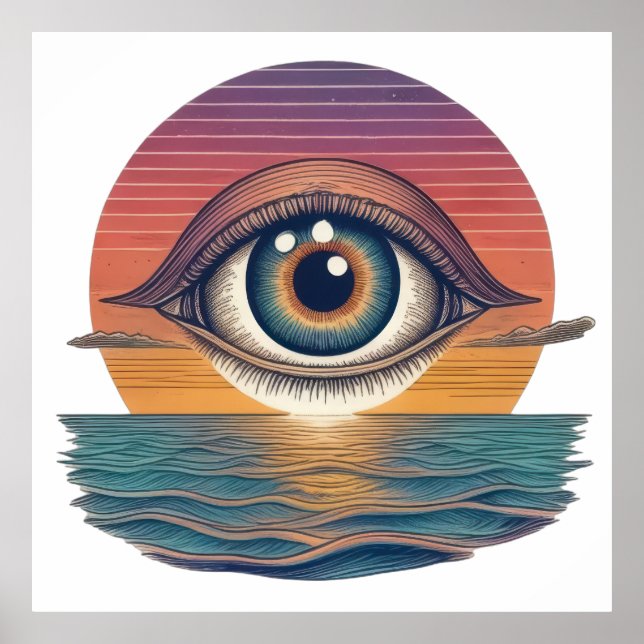 Poster Olho Oceano (Frente)
