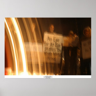 Póster Olho por olho faz o mundo cego