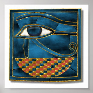 Poster Olho sagrado de Wedjat de Horus