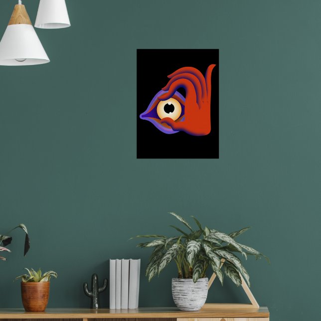 Poster olhos abertos (Sala de Estar 1)