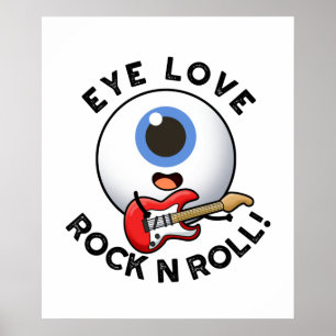 Poster Olhos Adoram Pedra E Rolha Cute Eyeball