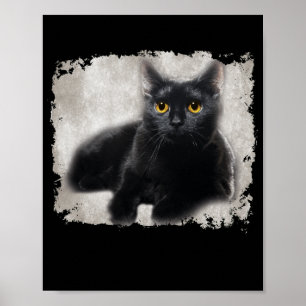 Poster Olhos Amarelos Pretos Na Minha Camisa