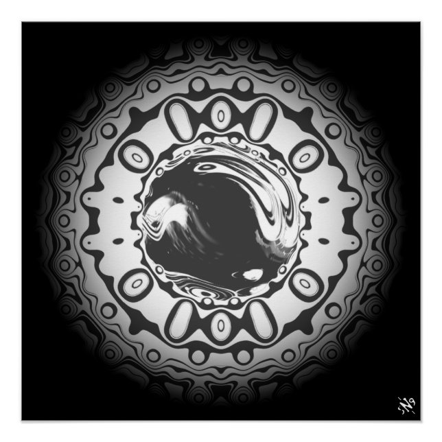 Póster Olhos com pupilas hipnóticas (ou seja lá o que vir (Frente)