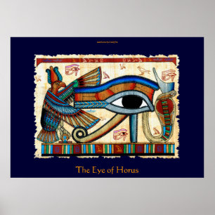 Poster OLHOS DA HORUS Egípcia Art