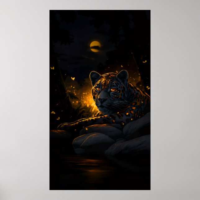 Poster Olhos de Brasa da Noite (Frente)
