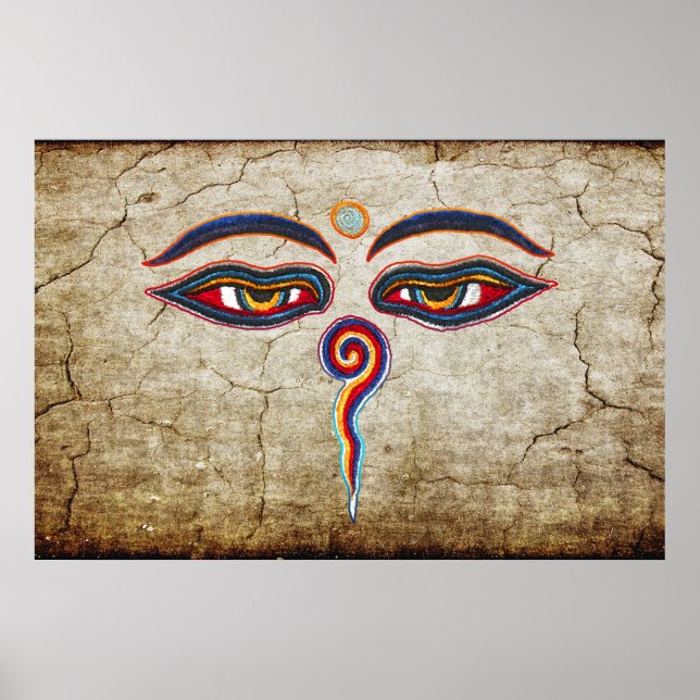 Poster Olhos De Buda/Augen der Weisheit (Frente)