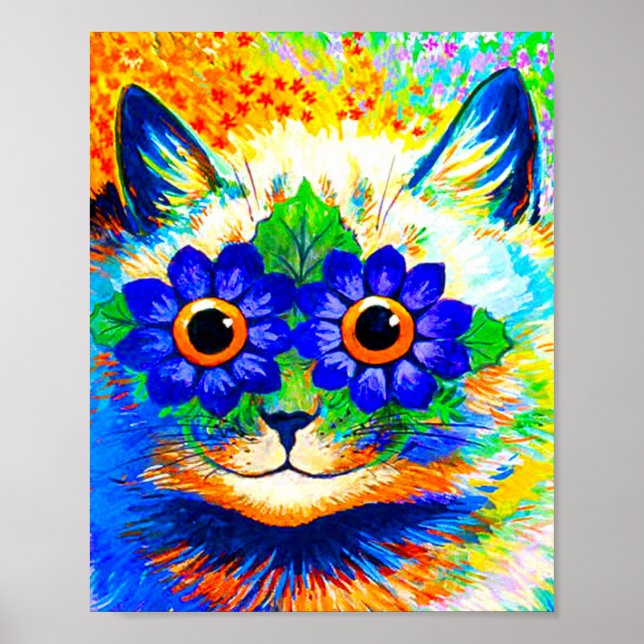 Poster Olhos de Flor de Gato (Frente)
