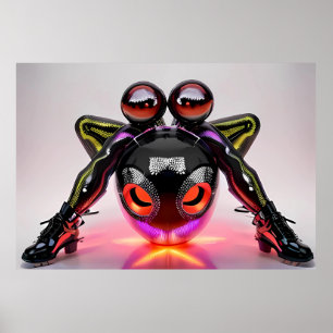 Poster Olhos de Gato Alto