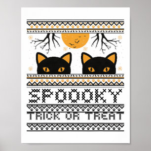 Poster Olhos De Halloween Que Estranham O Truque Ou Trata