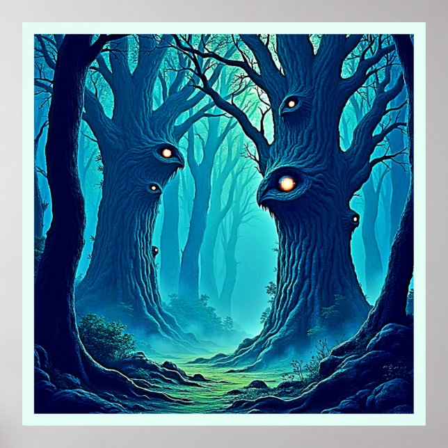 Poster Olhos de Woodland de Eerie (Frente)