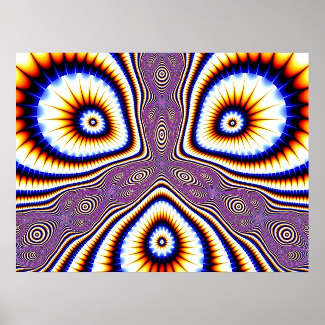 Póster Olhos do Caos I (Frente)