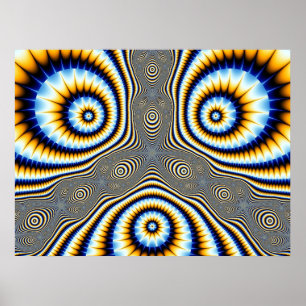 Póster Olhos do caos II