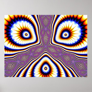 Póster Olhos do caos mim