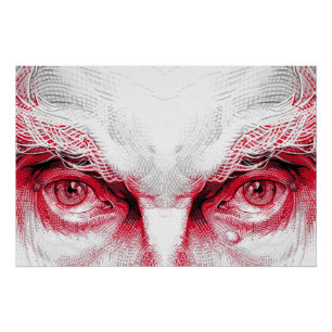 Póster Olhos do Mal Antigo – Alerta Vermelho