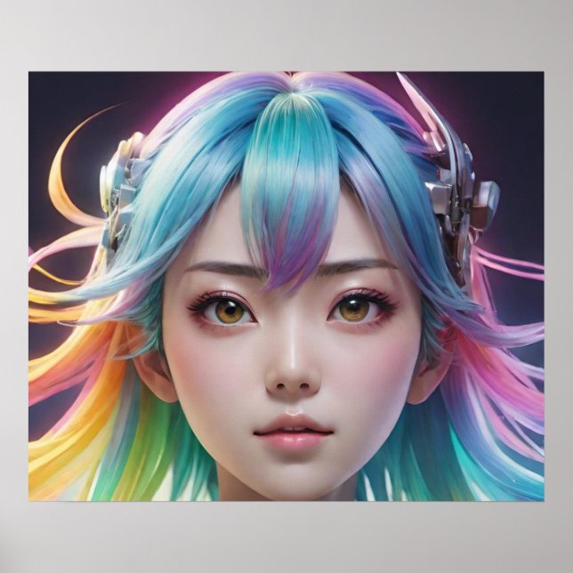 Poster Olhos Grandes em Greve (Frente)