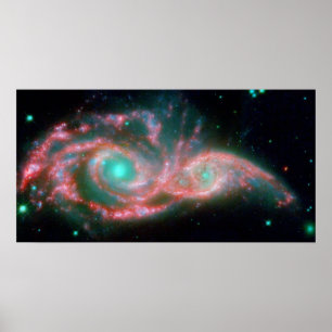 Póster Olhos na NASA do céu NGC 2207