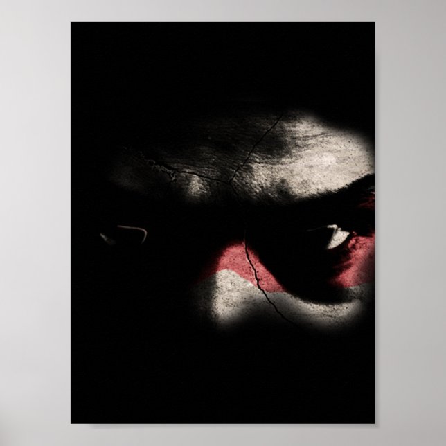 Poster Olhos Negros (Frente)