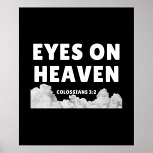 Poster Olhos no Céu - Colossianos 3:2