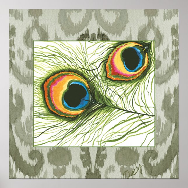 Poster Olhos peacock (Frente)