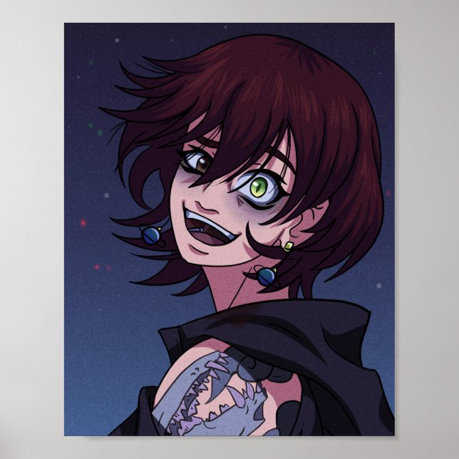 Poster Olhos Spooky (Frente)