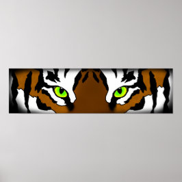 Póster Olhos Tiger (pequenos)
