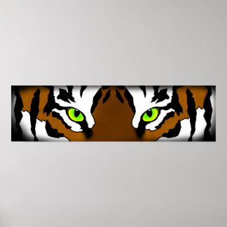 Póster Olhos Tiger (pequenos)