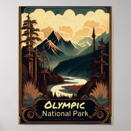 Poster Olimpiadas National Park Vintage