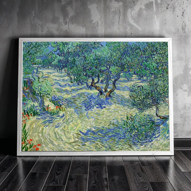 Poster Olive Orchard, Vincent van Gogh (Criador carregado)