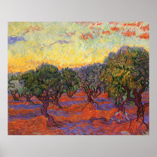 Poster Oliveira, Vincent Van Gogh