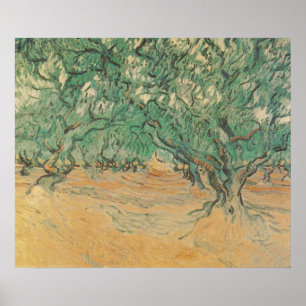 Poster Oliveiral de Van Gogh - Arte da Natureza em Verde