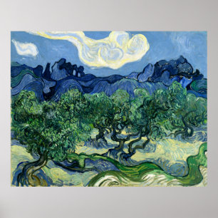 Poster Oliveiras de Van Gogh com os Alpilles