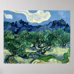 Poster Oliveiras de Vincent van Gogh
