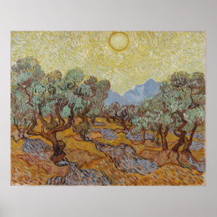 Poster Oliveiras, Vincent van Gogh