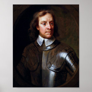 Poster Oliver Cromwell por Samuel Cooper