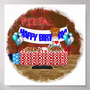 Poster Oliver O Otter tem 6 anos! Feliz aniversário