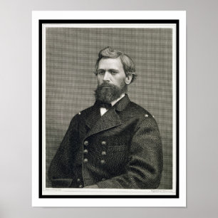 Póster Oliver Otis Howard (1830-1909), gravado por Robert