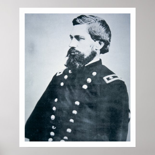 Póster Oliver Otis Howard (foto b/w) (Frente)