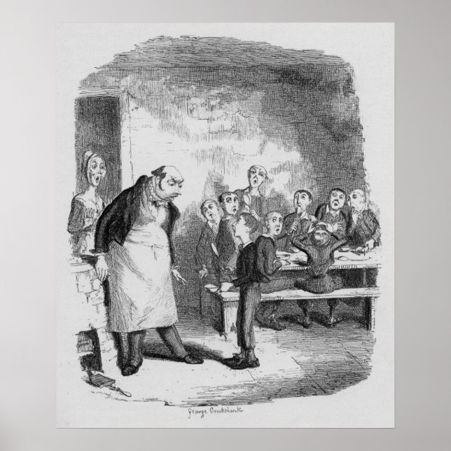 Póster Oliver pedindo mais (Frente)